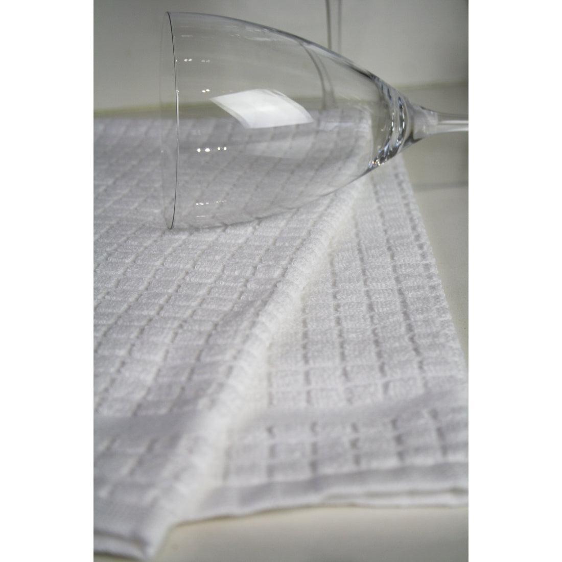 Samuel Lamont Poli-Dri Cotton Tea Towel: White