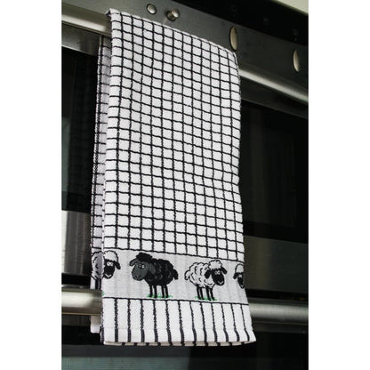 Samuel Lamont Poli-Dri Jacquard Tea Towel: Sheep