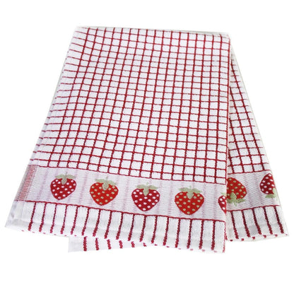 Samuel Lamont Poli-Dri Jacquard Tea Towel: Strawberries