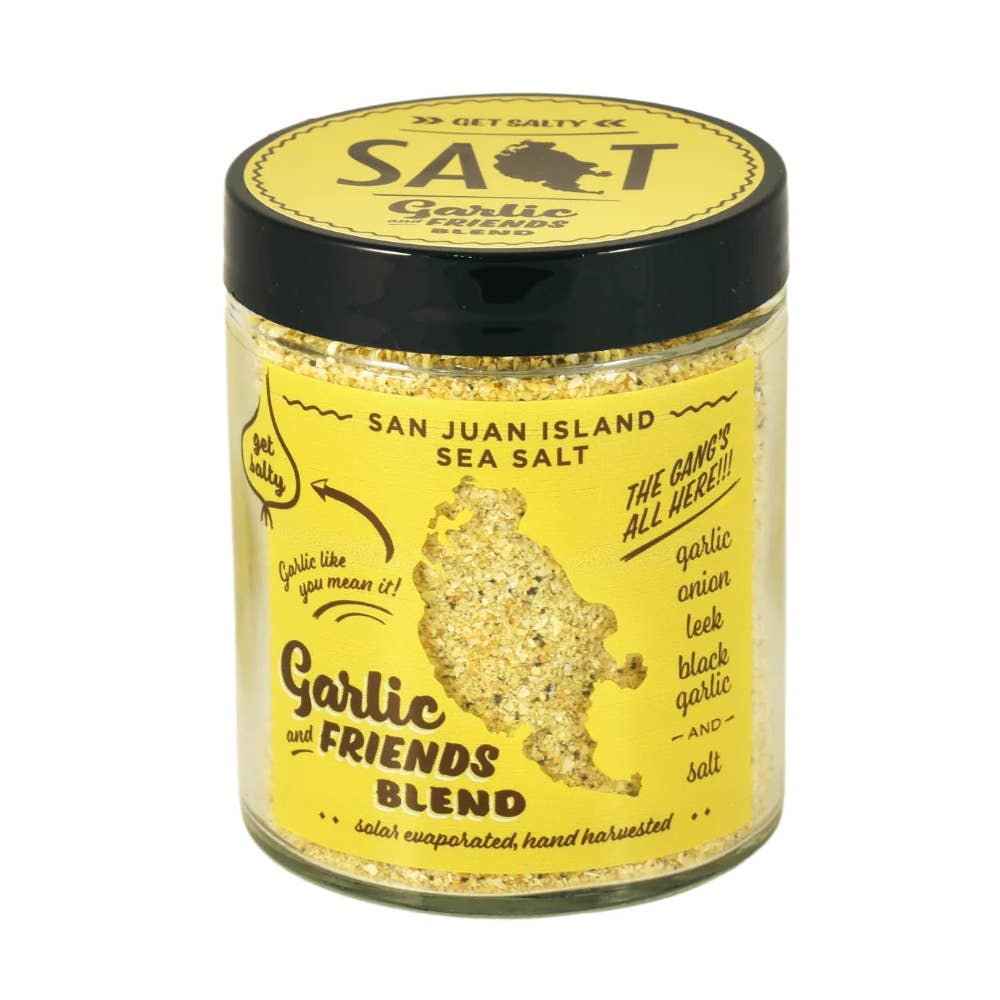 San Juan Island Sea Salt - Garlic & Friends Salt