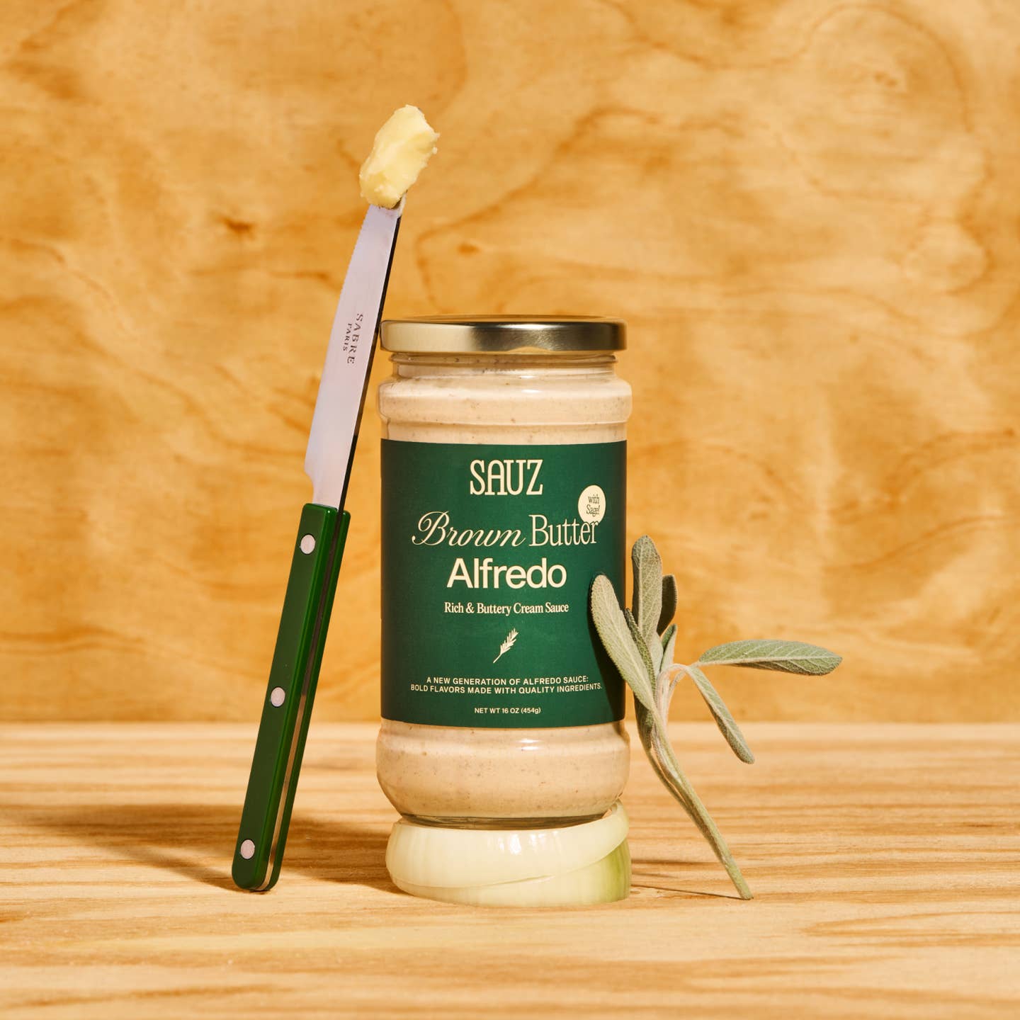 Sauz Brown Butter Alfredo Pasta Sauce 16 oz