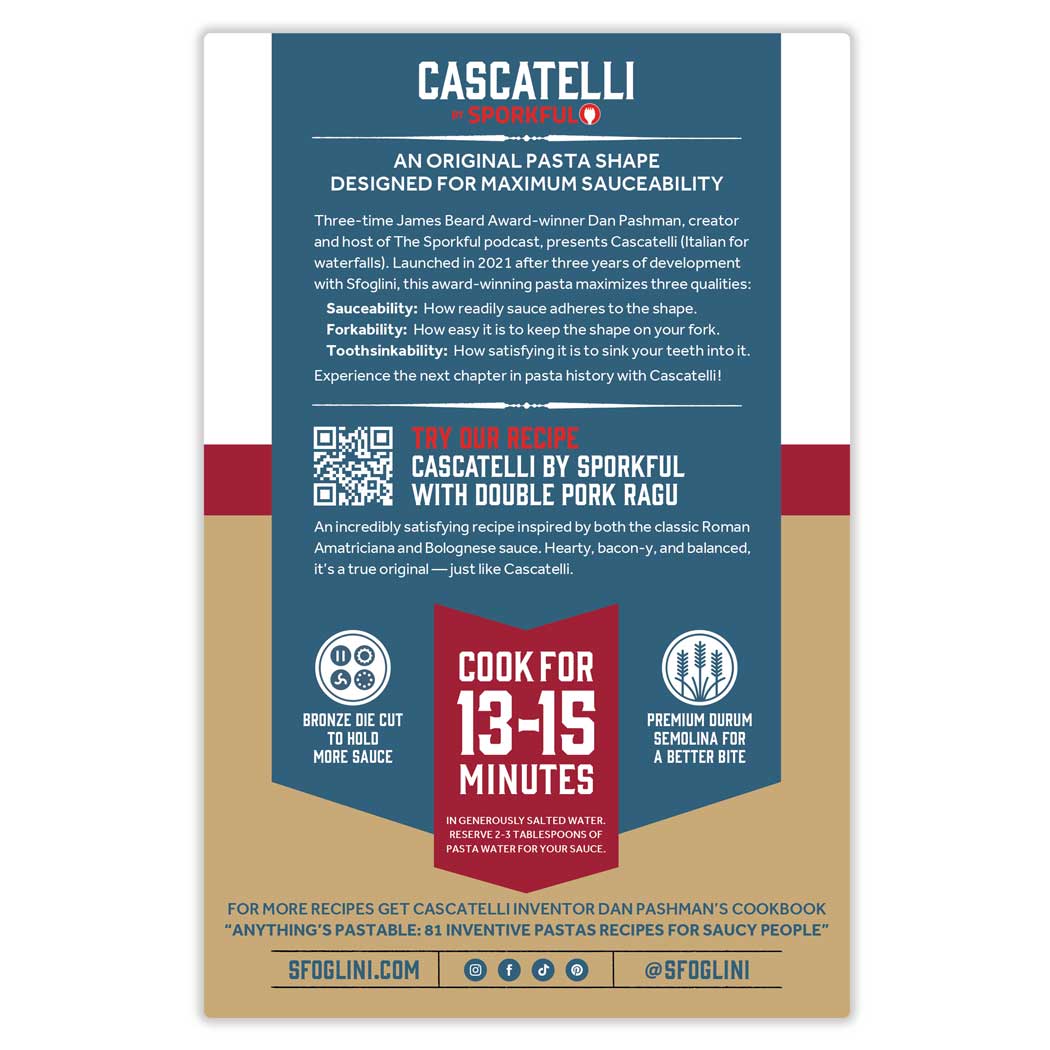 Sfoglini Organic Duram Cascatelli