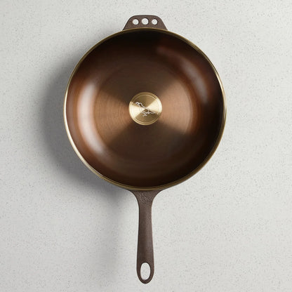 Smithey Ironware Deep Skillet w/Lid: #11