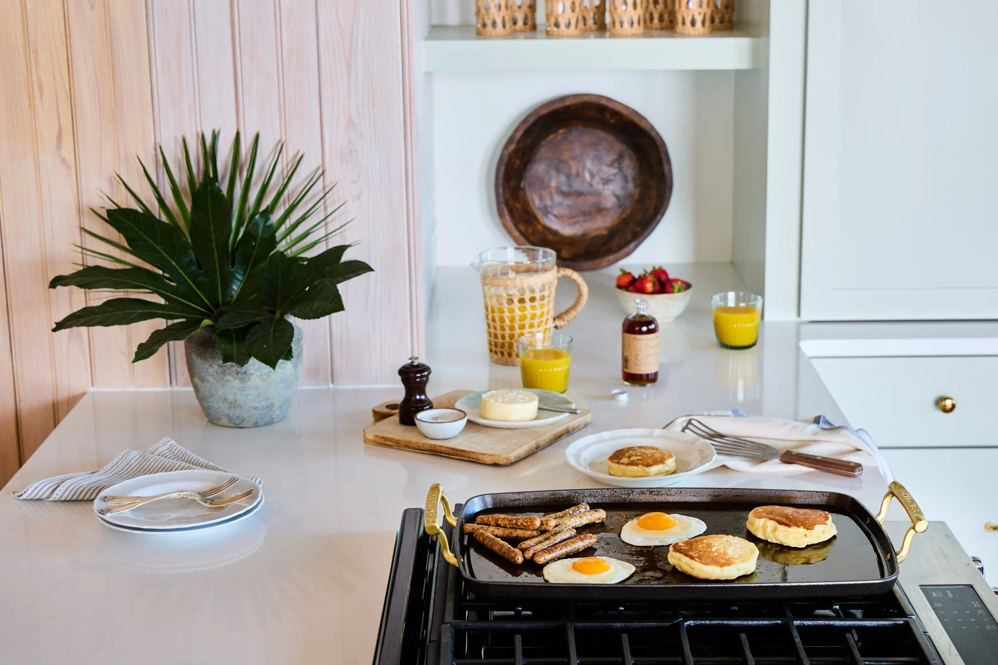 Smithey Ironware Double Burner Griddle