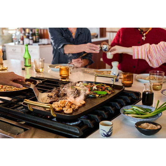 Smithey Ironware Double Burner Griddle