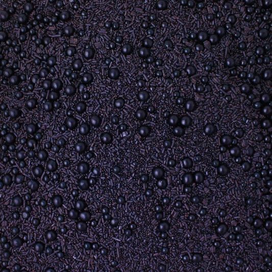 Sprinkle Pop Sprinkle Mix: Black, 4 oz