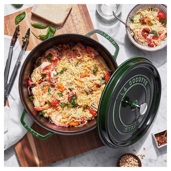 Staub Round Dutch Oven: 4 QT, Basil