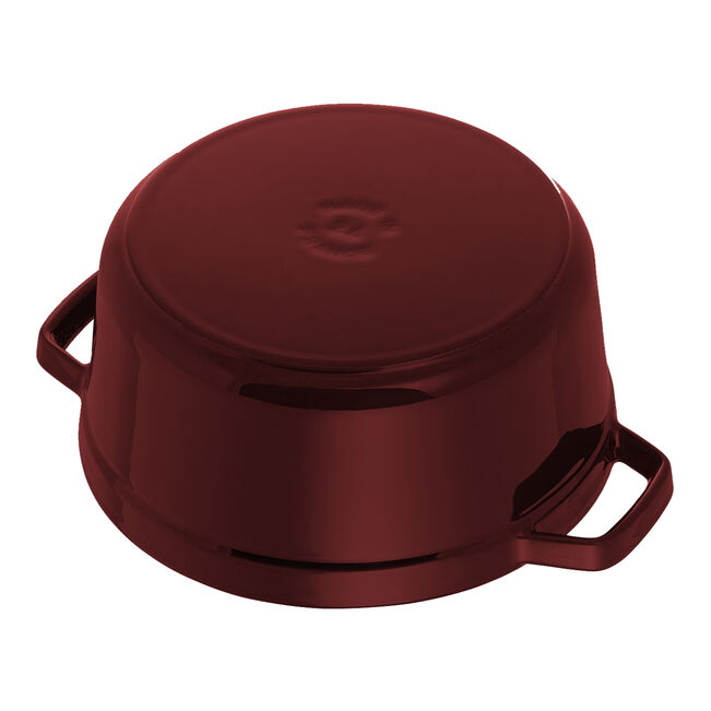 Staub Round Dutch Oven: 4 QT, Grenadine