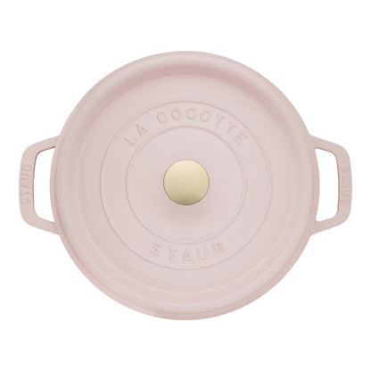 Staub Round Dutch Oven: 4 QT, Peony Pink