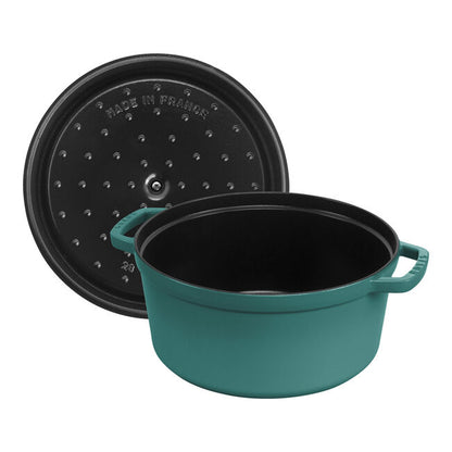 Staub Round Dutch Oven: 4 QT, Turquoise