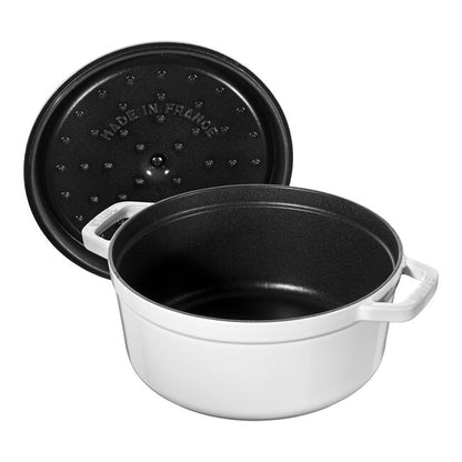 Staub Round Dutch Oven: 4 QT, White