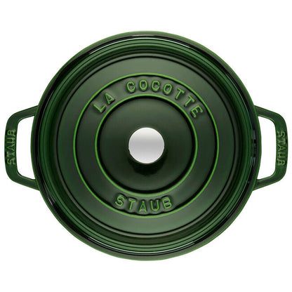 Staub Round Dutch Oven: 7 QT, Basil