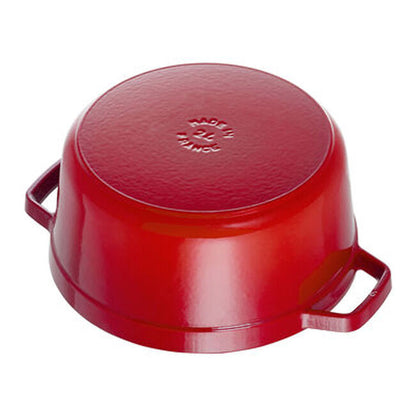 Staub Round Dutch Oven: 7 QT, Cherry