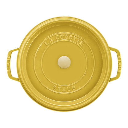 Staub Round Dutch Oven: 7 QT, Citron