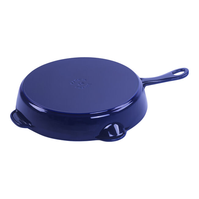 Staub Traditional Deep Skillet: 11", Dark Blue