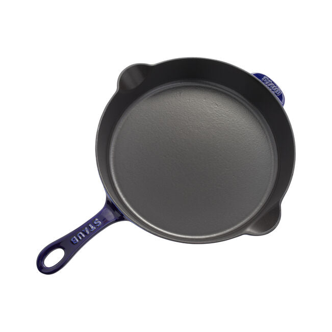 Staub Traditional Deep Skillet: 11", Dark Blue