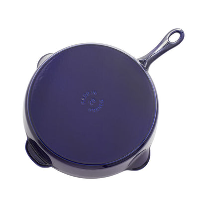 Staub Traditional Deep Skillet: 11", Dark Blue