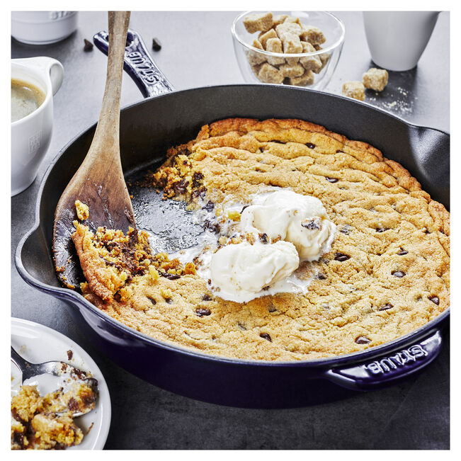 Staub Traditional Deep Skillet: 11", Dark Blue