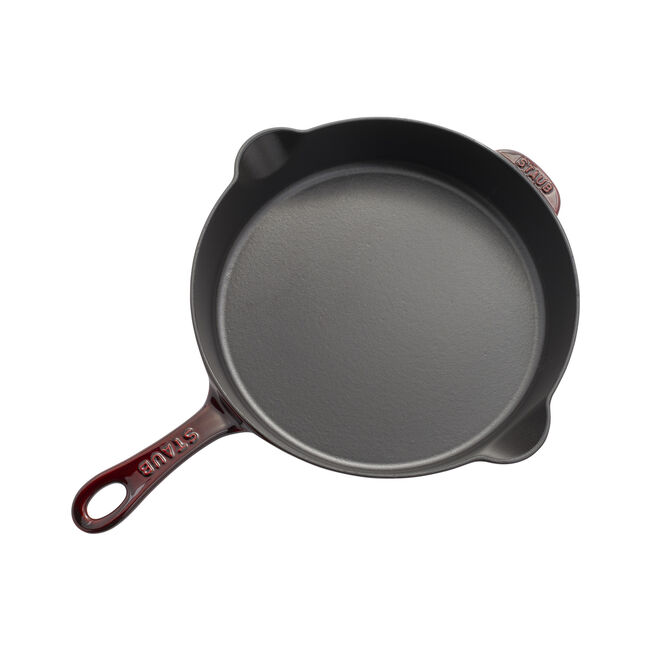Staub Traditional Deep Skillet: 11", Grenadine