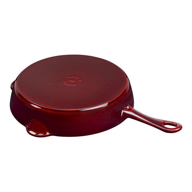 Staub Traditional Deep Skillet: 11", Grenadine