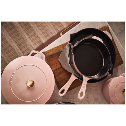 Staub Traditional Deep Skillet: 11", Peony Pink