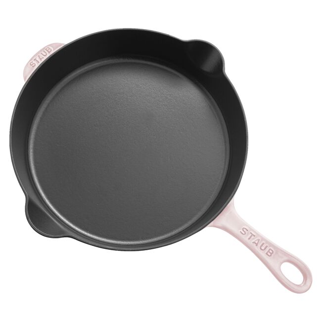 Staub Traditional Deep Skillet: 11", Peony Pink