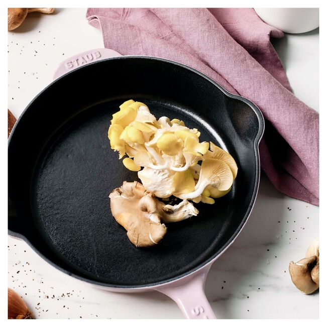 Staub Traditional Deep Skillet: 11", Peony Pink