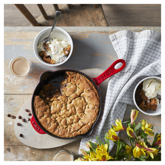 Staub Traditional Deep Skillet:  8.5", Cherry