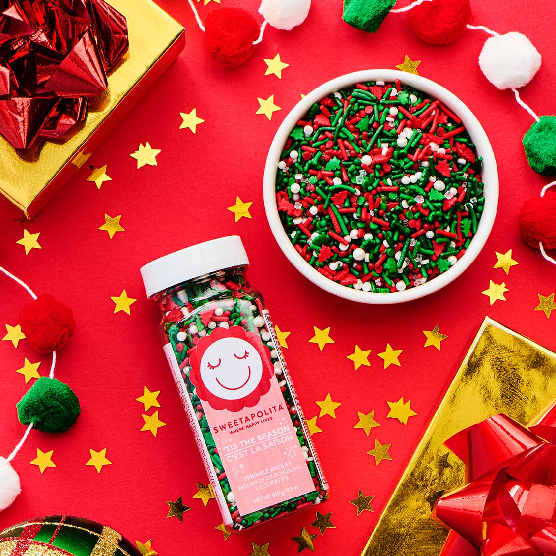 Sweetapolita 'tis The Season Sprinkle Medley 3.5oz Bottle