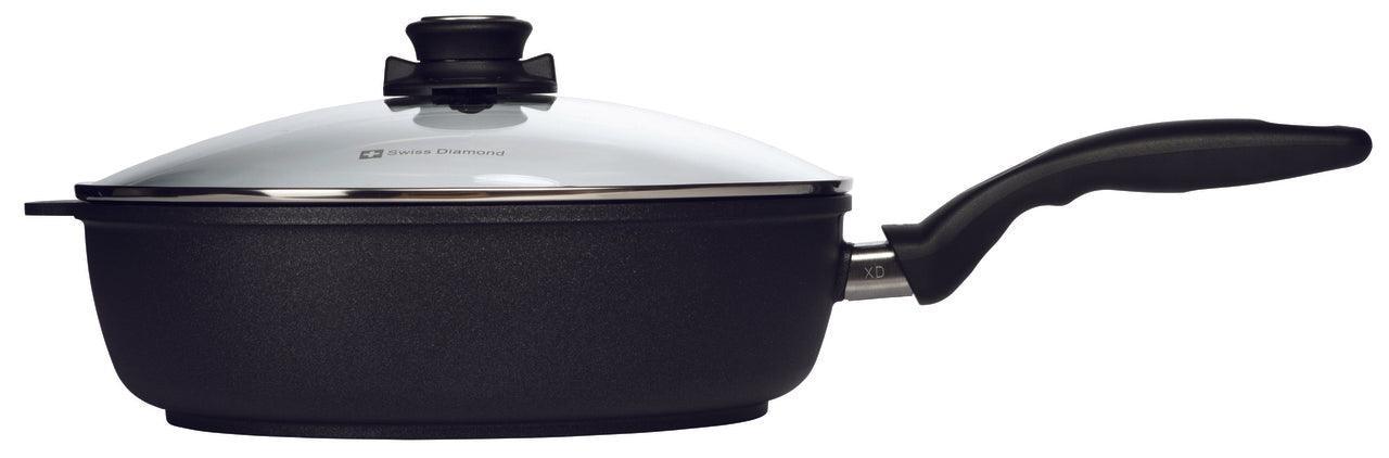 Swiss Diamond Induction XD Saute Pan w/Lid: 11"
