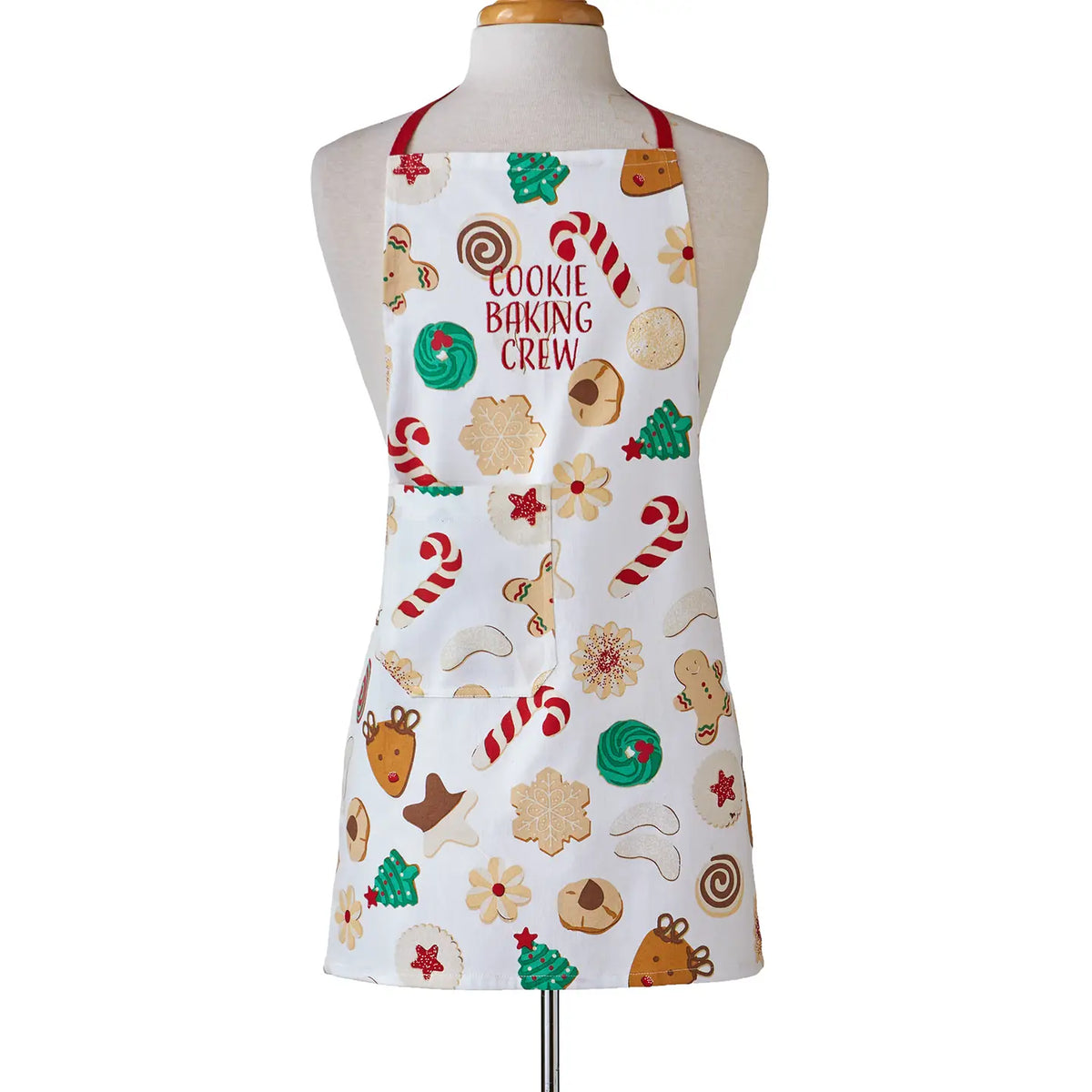 TAG Apron: Christmas Red Multi Plaid