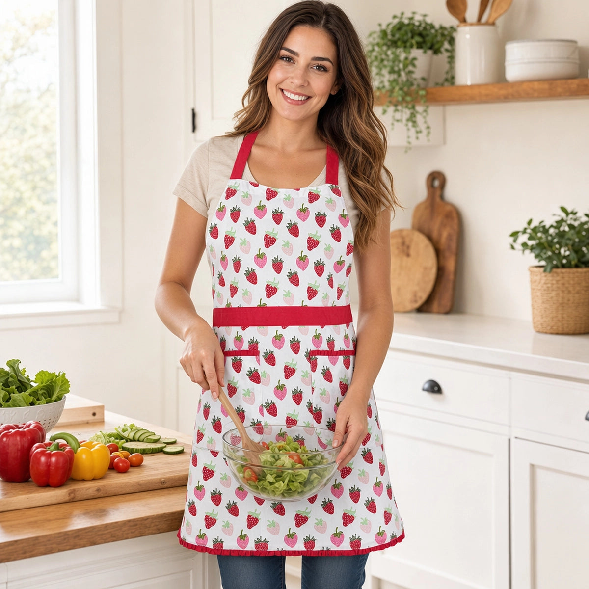 TAG Apron: Strawberries