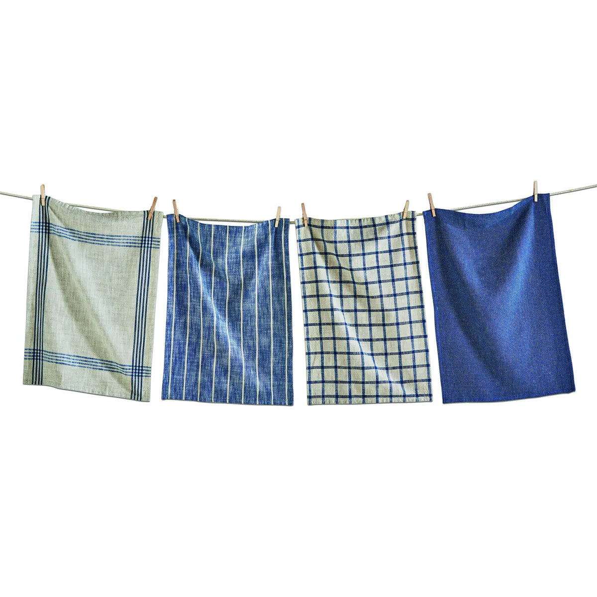 TAG Dishtowels (Set of 4): Canyon Woven, Midnight Blue