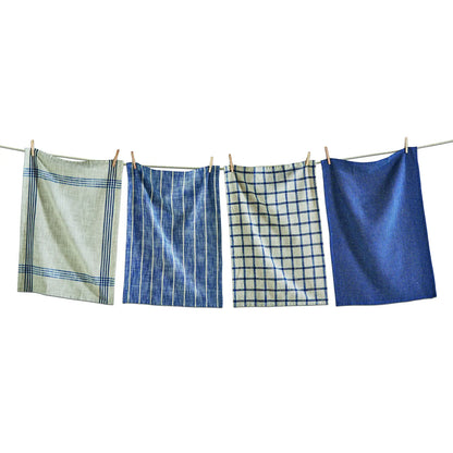 TAG Dishtowels (Set of 4): Canyon Woven, Midnight Blue