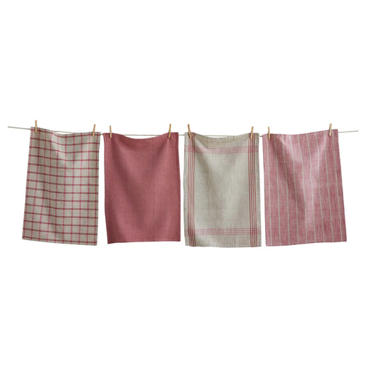 TAG Dishtowels (Set of 4): Canyon Woven, Purple