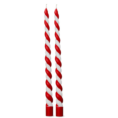 tag Twist Tapers (Set of 2): Christmas