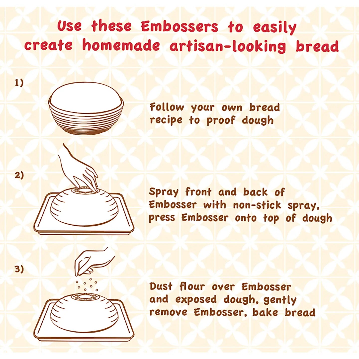 Talisman Bread Embosser Set