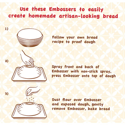Talisman Bread Embosser Set