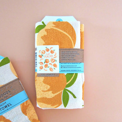 The Neighborgoods Tea Towel: Peach