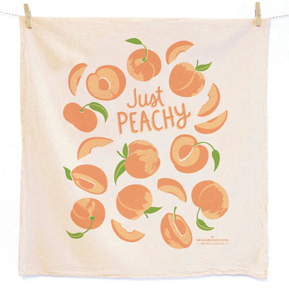 The Neighborgoods Tea Towel: Peach