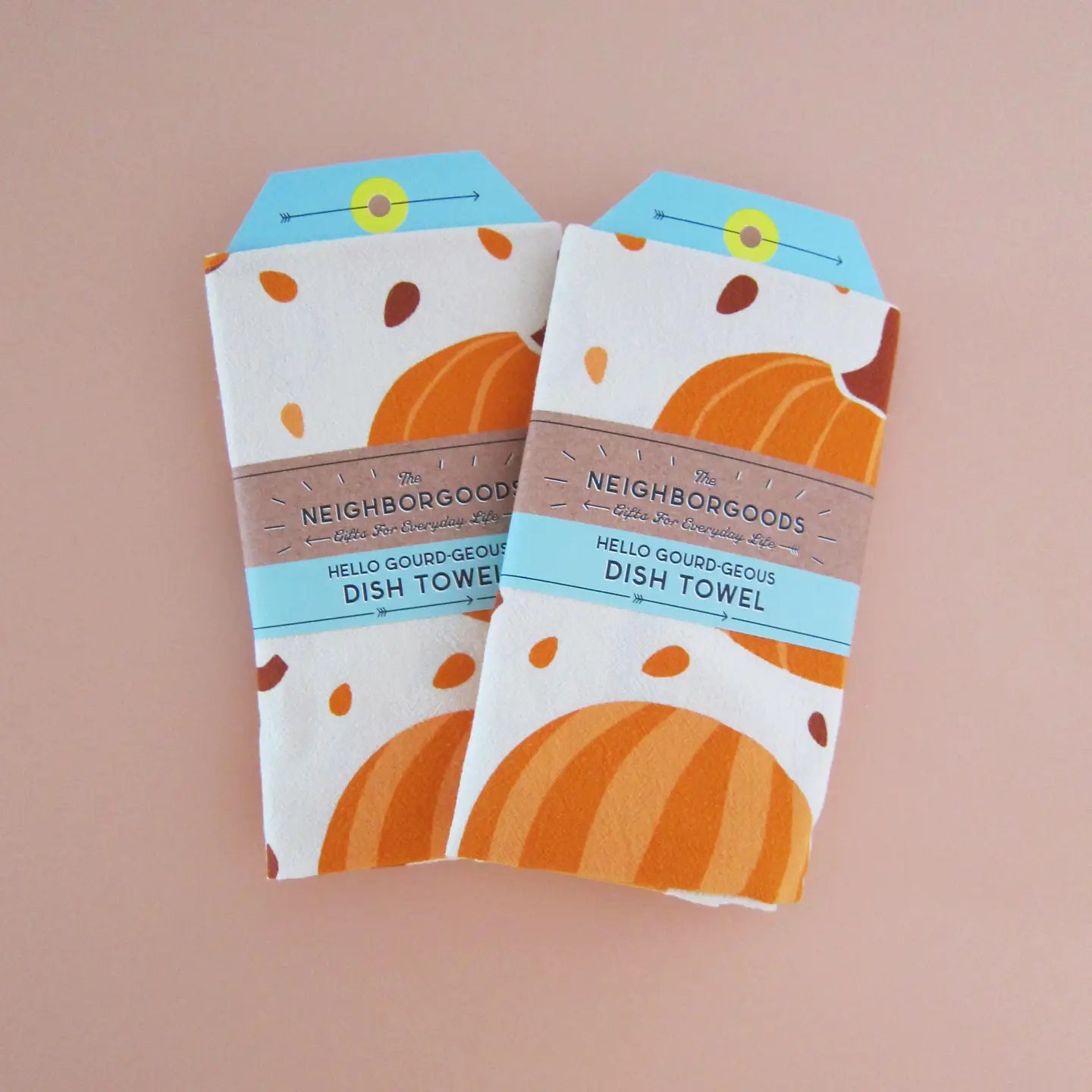 The Neighborgoods Tea Towel: Pumpkin / Gourd