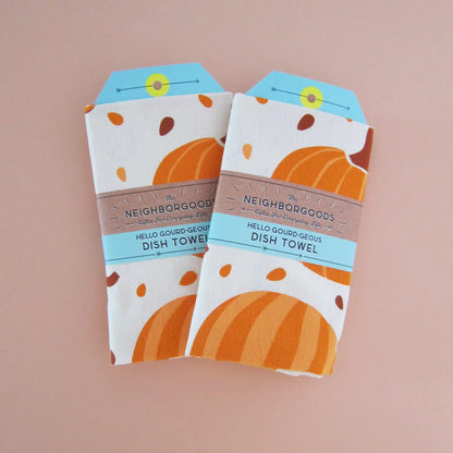 The Neighborgoods Tea Towel: Pumpkin / Gourd