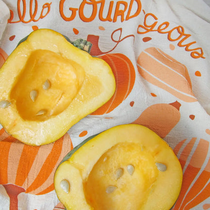 The Neighborgoods Tea Towel: Pumpkin / Gourd