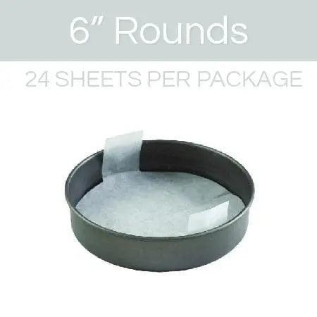The Smart Baker Parchment Rounds: 6"