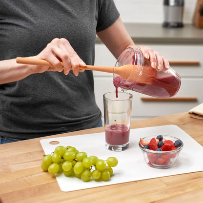 Tovolo Flex-Core All Silicone Blender Spatula: Apricot