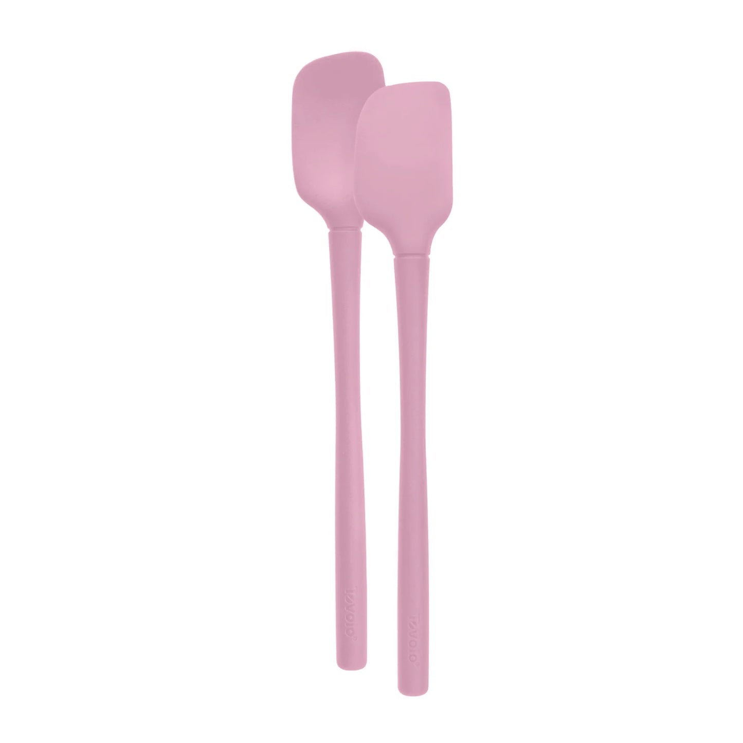 Tovolo Flex-Core All Silicone Mini Spatula & Spoonula (Set of 2): Pink Sorbet