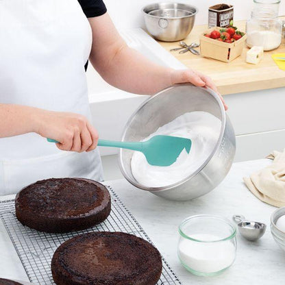 Tovolo Flex-Core All Silicone Spatula: Aqua