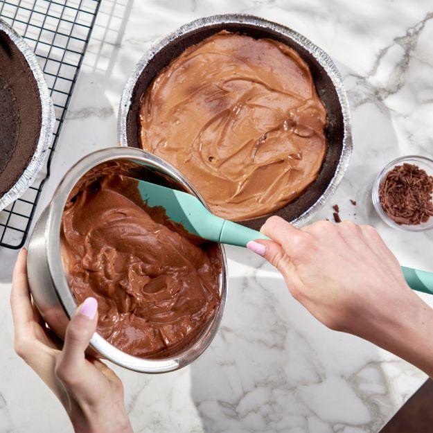 Tovolo Flex-Core All Silicone Spatula: Aqua
