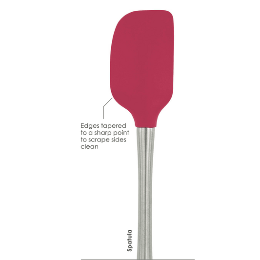 Tovolo Flex-Core Stainless Steel Handle Spatula: Viva Magenta