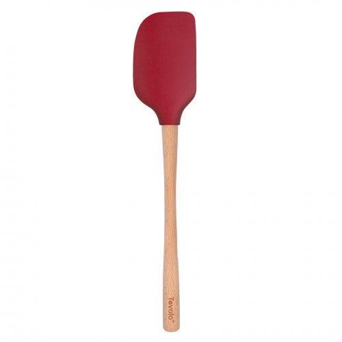 Tovolo Flex-Core Wood Handle Spatula: Cayenne
